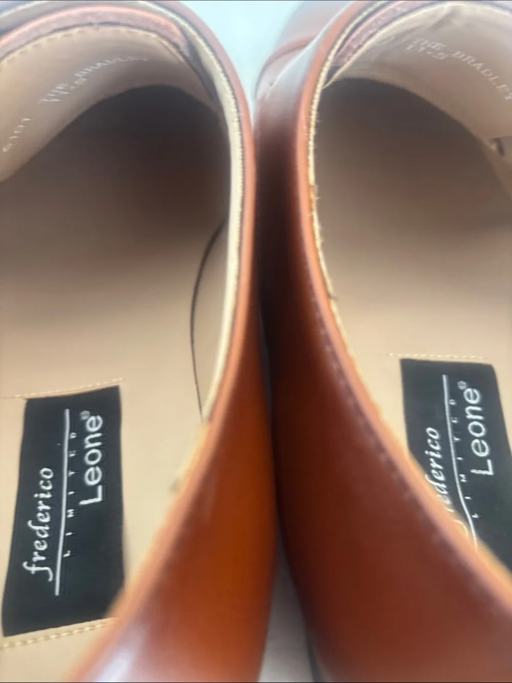 Men’s Tan Slip-On Loafers Fredrico Leone